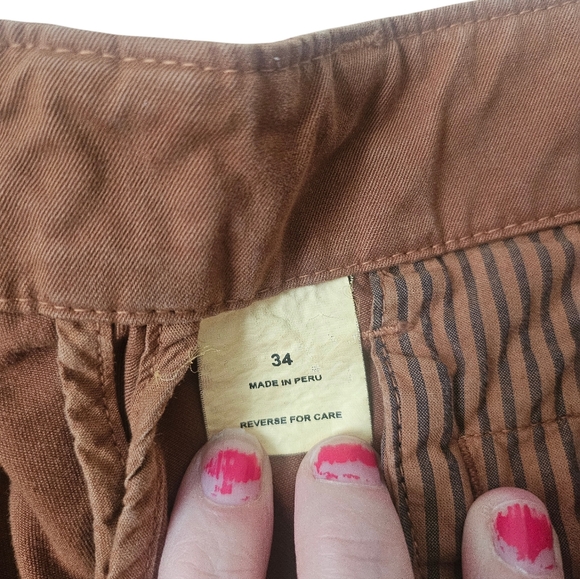 Billy Reid Wynne Chino Trouser Pants Rusty Brown Cotton Twill Heritage Size 34 - Picture 4 of 7